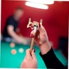 Totority 3Pcs Rust Delicate Pool Bridge Portable Billiard Stick Bridges