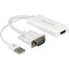 Delock VGA zu HDMI Adapter mit Audio 62460