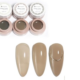 Sheer Color Gel "Smoky" Dullness Sheer Coffee, Natural, Transparent, Slightly Colored, Gel Nail Gel, Art Gel, Gel Nail Supplies, Nail Gel Nail Art, Popular, Self Gel Nail