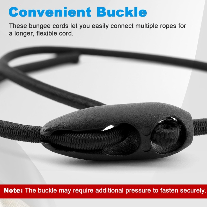 12pcs Heavy Duty Bungee Cords, 50cm Adjustable Elastic Bungee Straps,