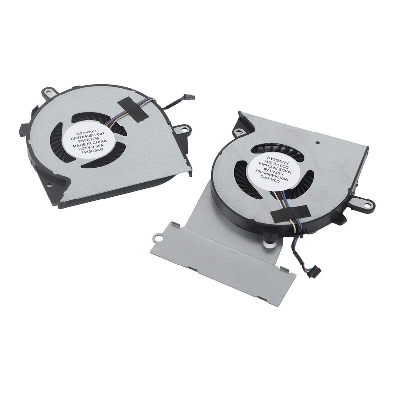 2pcs 4pin CPU Cooling Fan Computer Case Cooler Ventilator Fit