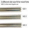 Improved 3rd Generation Guitar Fret Crowning Dressing File Narrow/Medium/Wide 3