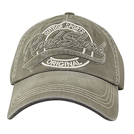 MINAKOLIFE Rock Shark Kingston 1969 Jamaica Distressed Vintage Baseball Cap Hat (Khaki)