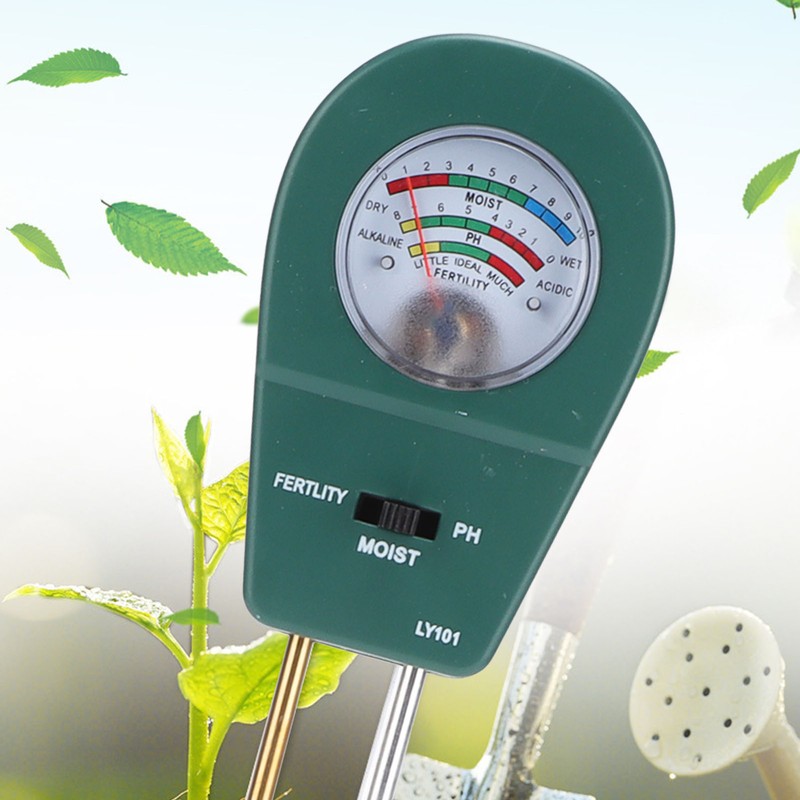 LY101 Soil Tester Digital Soil Moisture PH Meter Light Detector