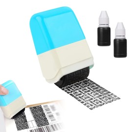 Word Tape Rolling Stamp, Data Protection Rolling Stamp, Camouflage Identity Theft Protection Roll Stamp, Identity Theft Prevention Stamp, for Identity Privacy