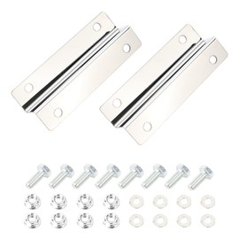 Rear Fender Extension Bracket Rear Mudguard Extension Stay Chrome-plated Stainless Steel 2 Pieces Compatible with Izet, Sambar, Pixis Truck