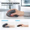 TECKNET Ergonomic Mouse, Wireless Bluetooth Vertical Mouse, 4800 DPI Optical