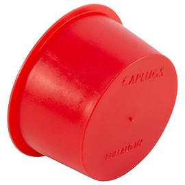 Caplugs T-13 T Series – Plastic Tapered Cap and Plug, 500 Pack, Red LD-PE, Cap OD 0.901" x Plug ID 1.09" Protective Closures, Dust and Moisture Seals, MIL Spec, SAE Fittings, Hydraulic, EZ Remove