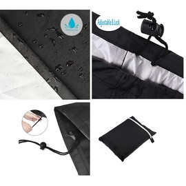 Mayhour BBQ Cover Adjustable Grill Dedicated Waterproof Gas Grill Cover for Weber Char-Broil Brinkmann Tepro etc UV &Dust Resistant Oxford Durable Material For Outdoor Indoor (XL:67in)