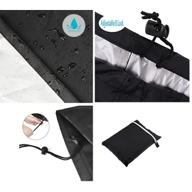 Mayhour BBQ Cover Adjustable Grill Dedicated Waterproof Gas Grill Cover for Weber Char-Broil Brinkmann Tepro etc UV &Dust Resistant Oxford Durable Material For Outdoor Indoor (XL:67in)