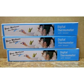 Unbranded (3-Pack) Digital Thermometer With Beeper New