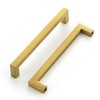 Ravinte 30 Pack 6-1/4 Inch Kitchen Square Cabinet Handles Brushed