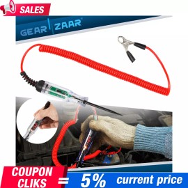 Gearzaar Circuit Tester Probe Light Voltage Pen Detector 3-48V Electric Car Fuse Test*