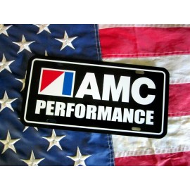 AMC PERFORMANCE LICENSE PLATE TAG 1968 1969 1970 1971 1972 Javelin AMX Hornet X