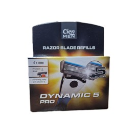 Lidl Cien Men - Dynamic 5 Pro Razor Refills | Pack of 4