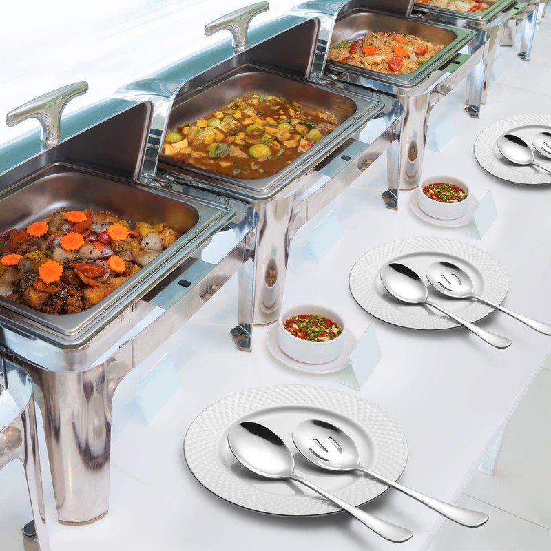 Hiware 8-Piece Serving Set - Includes 4 Spoons and 4