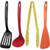 Nagao Tsubamesanjo Kitchen Tool Set of 4 Turner, Ladle, Tongs,