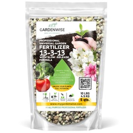 Gardenwise Professional Universal Garden Fertilizer 13-3-13 with Slow-Release Formula (20 QUARTS)