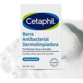 Cetaphil Barra Dermolimpiadora Facial Corporal Piel Sensible Seca 127 g