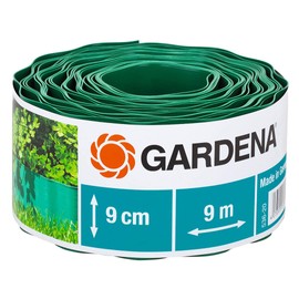 GARDENA 536-20 Flowerbed Edging Fence, Green, 3.5 inches (9 cm)