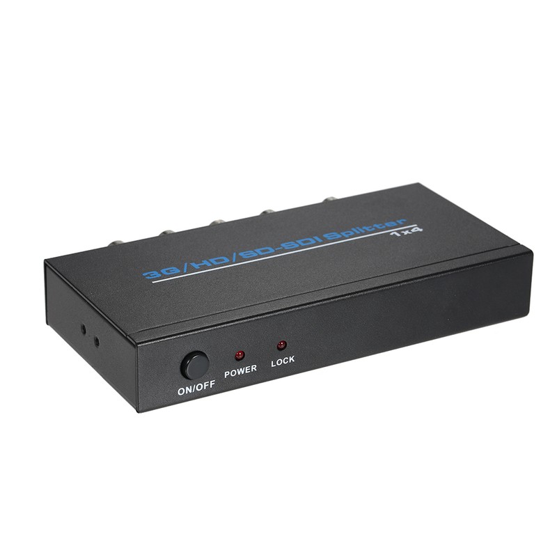 3G/HD/SD_SDI Splitter 1 * 4 Distribution 1 Input 4 Outputs