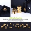 Keadic 460 Pieces M2 M3 M4 M5 Female Thread Knurled