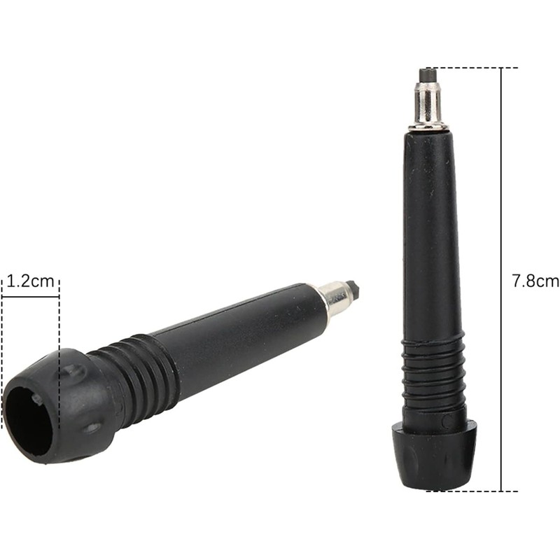 Hsthe Sea 4 x Trekking Pole Tips, Alpenstock Tip, Portable