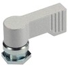 Halder 24101.0261 Twist Lock D1 = 17 mm, Silver
