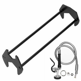 GYZOUKA Bathroom Sink Key Black Heavy Duty Multifunction Lightweight Safe Tap Hose Sink Key for Hotel (100 x 30 x 30 cm / 39.4 x 11.8 x 11.8 inch)