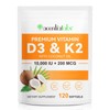 【live】Acentiallabs Vitamin D3 10000 Iu Plus K2 200 mcg, 300