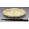 Kilamoto SOUSEN Medium Plate, White, 7.1 inches (18 cm), Setoyaki,