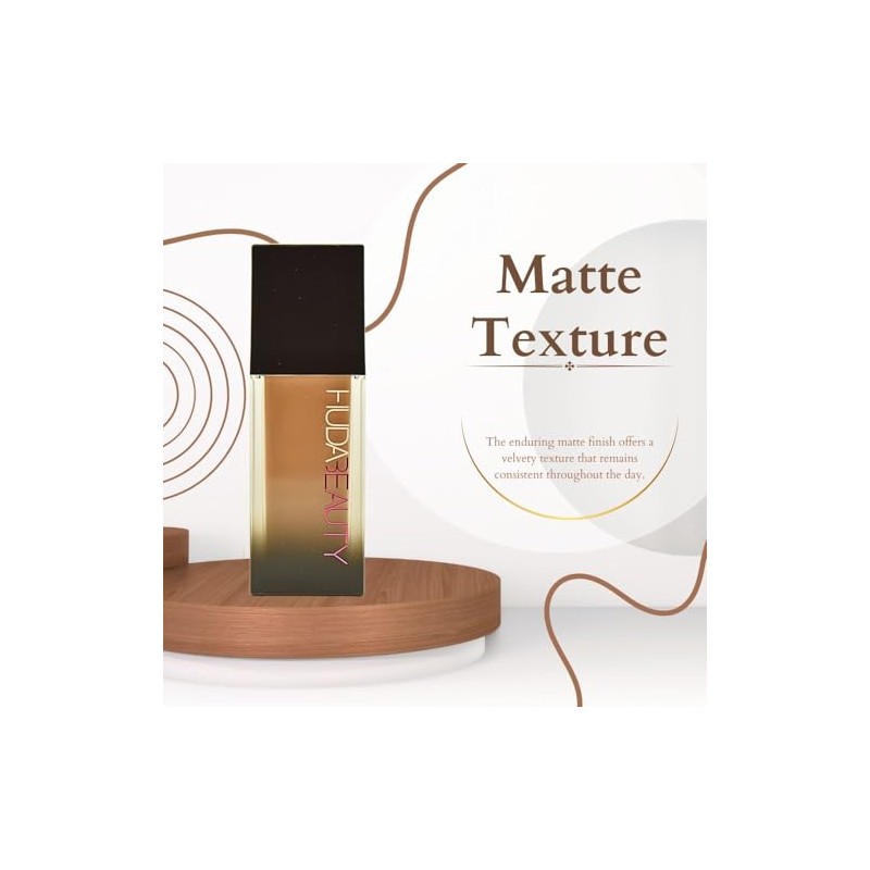Hudabeauty Base Maquillaje Mate Luminosa Fauxfilter Huda Beauty 200b Shortbread