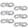 6 Pieces Rhinestone Shoe Laces Crystal Glitter Rope Rhinestone Hoodie