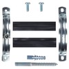 JDHGSHL 4 PCS Split Ring Pipe Hanger, Heavy Duty Adjustable