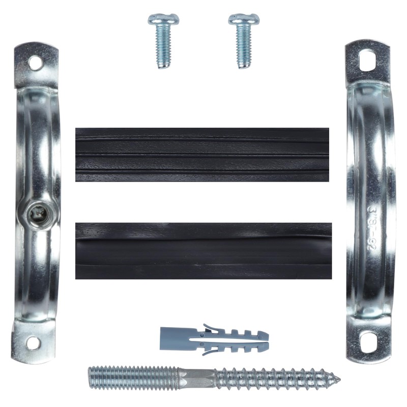 JDHGSHL 4 PCS Split Ring Pipe Hanger, Heavy Duty Adjustable