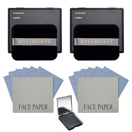 400 Hojas de Papel Absorbente de Aceite Facial de Bambú Natural Carbono,papel de arroz facial de Absorbente de Grasa Facial,Belleza Herramientas para 