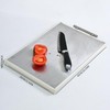 Rashid & Sid Rashid & Sid Stainless Steel cutting board,