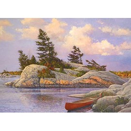Cobble Hill Red Canoe Jigsaw Puzzle (1000 Piece)