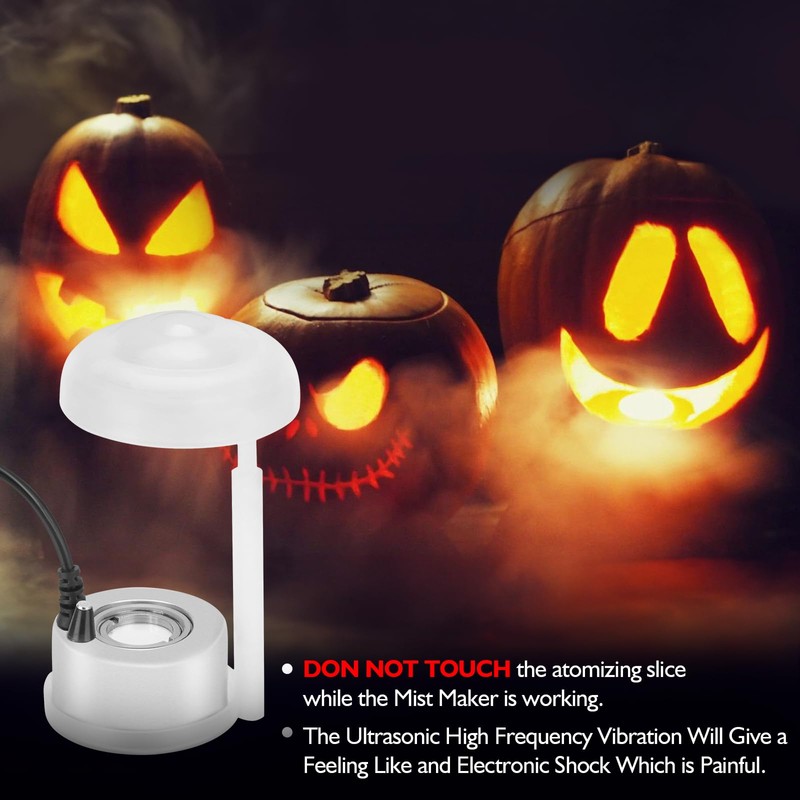 AGPTEK Aluminum Mini Mist Maker Fogger Water Fountain Pond Fog