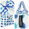 SCANDINAVIANFOREST Folding Shopping Bag, Hedgehog (Indigo), purple, (indigo)