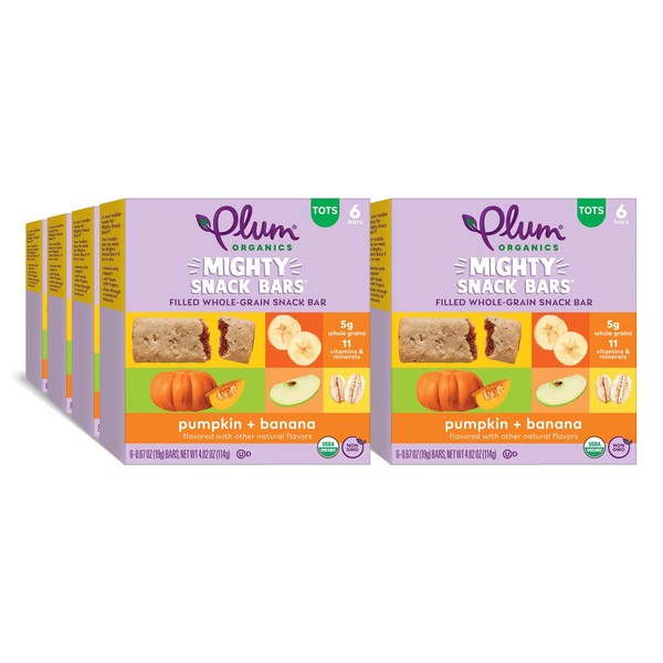 Plum Organics Mighty Snack Bars - Pumpkin and Banana -