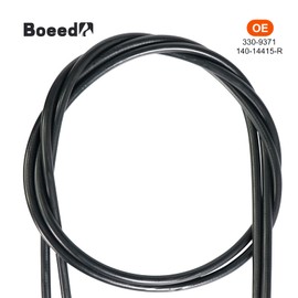 Boeeda Universal 110" Parking Brake Cable Kit Compatible with Lokar Floor Mount Units/Disc or Drum Brakes Wilwood Replaces# 330-9371 140-14415-R
