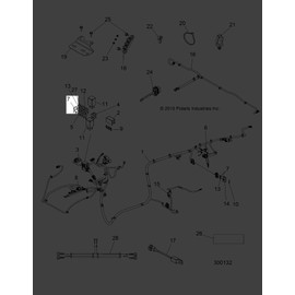 Polaris Ranger Mini Blade Fuse, 58V, Green, Genuine OEM Part 4013561, Qty 1