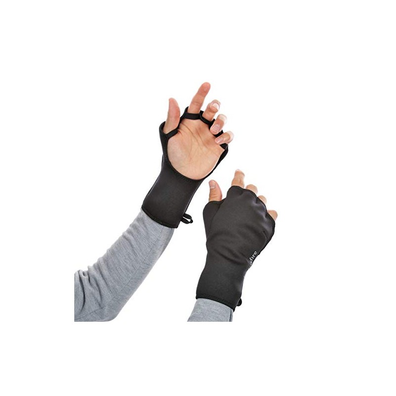 Foxfire 5020805 Fishing Chloroprene Hand Warmer Glove Black M, Black