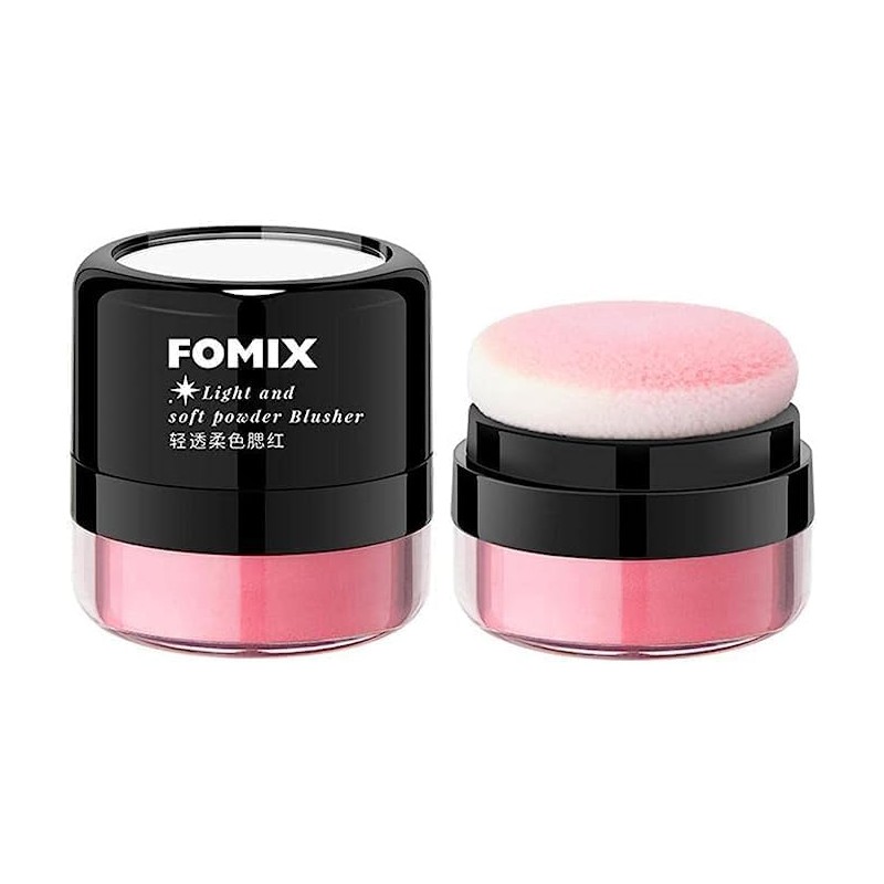 FOMIX Cheek Pom Pom Mineral Cheek with Puff High Gloss