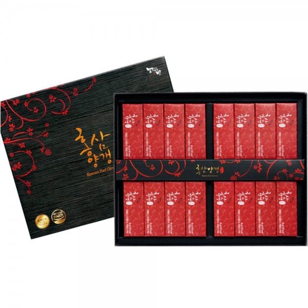 Hwagwabang Red Ginseng Yanggaeng No. 2 + Shopping Bag, 45g × 16 Pieces / 화과방 홍삼양갱 2호 + 쇼핑백, 45g × 16개입