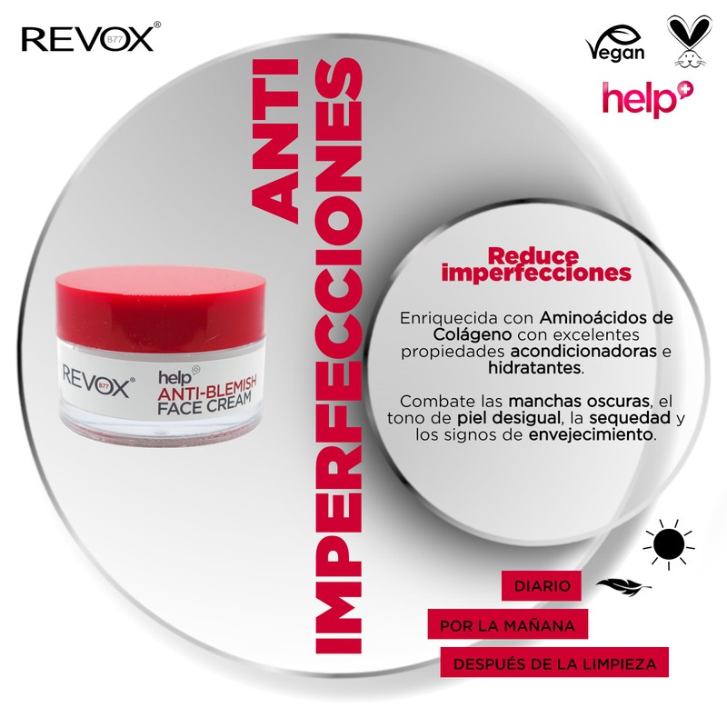 REVOX B77 HELP PACK SUERO ANTIMANCHAS - CREMA FACIAL ANTI-IMPERFECCIONES