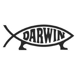 Darwin Funny Bumper Sticker Car Van Bike Sticker Decal, Measures Approx 6 x 3 Inches