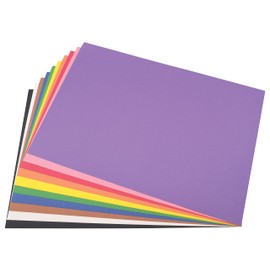 Prang (Formerly SunWorks) Construction Paper, 10 Assorted Colors, 12" x 18", 50 Sheets