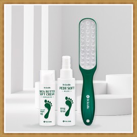 Detailed page Foot callus removal 3-piece set foot file dead skin care Dr. Cralle Shea Butter Cream Pedi Soft / 발각질제거 3종세트 풋파일 각질관리 닥터크랄레 시어버터크림 페디소프트